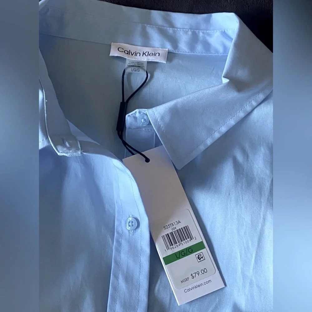 NWT Calvin Klein Button Up Blouse